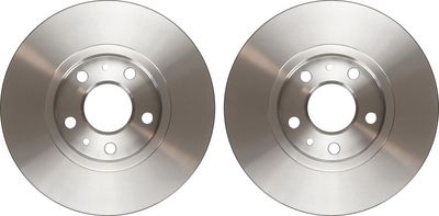 Brake disc Voor Links/Rechts past: RENAULT FLUENCE, GRAND SCENIC III, LAGUNA, LAGUNA III, LATITUDE, MEGANE, MEGANE III, SCENIC III 1.2-3.5 10.07-