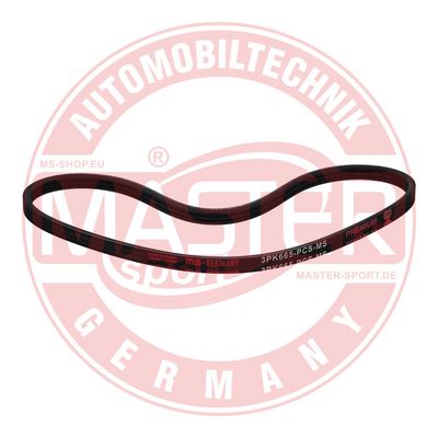 Ozubený klinový remeň MASTER-SPORT GERMANY 3PK665-PCS-MS