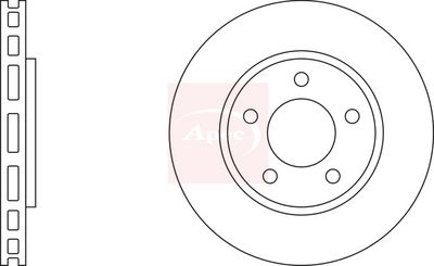 APEC Brake Disc DSK2118