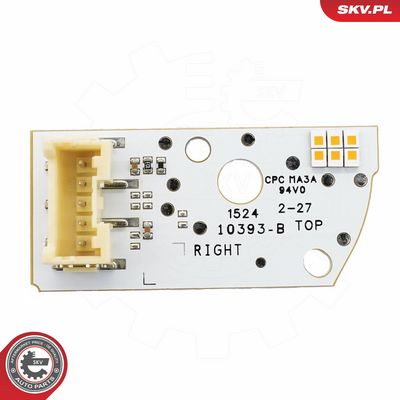 Valdymo blokas, žibintai