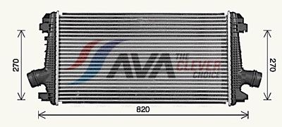 INTERCOOLER COMPRESOR AVA Clever Choice OL4722 1