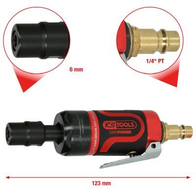 KS TOOLS Tiesinis šlifuoklis (pneumatinis)