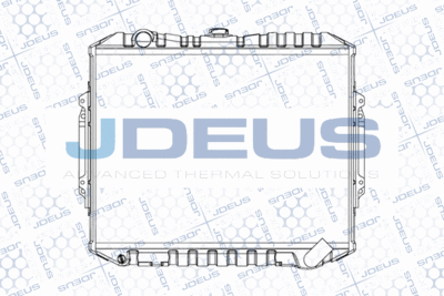 Радиатор, охлаждение двигателя JDEUS M-0180460 для MITSUBISHI PAJERO