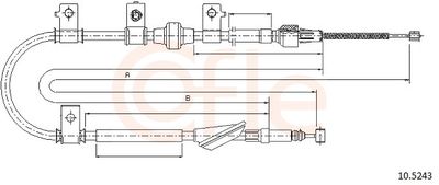 CABLU FRANA DE PARCARE