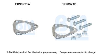 Монтажный комплект, катализатор BM CATALYSTS FK90921 для PORSCHE BOXSTER