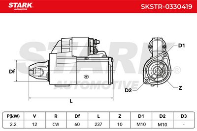 стартер STARK SKSTR-0330419