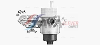 RADIATOR ULEI ULEI MOTOR AVA Clever Choice FD3669H 2