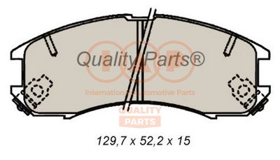 Комплект тормозных колодок, дисковый тормоз IAP QUALITY PARTS 704-11052 для MAZDA 626