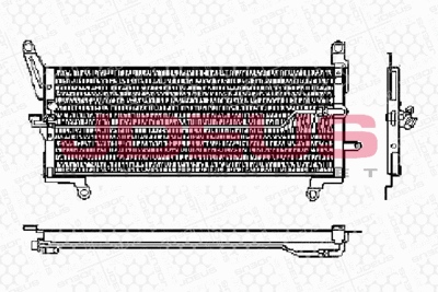 KONDENSATOR KLIMAANLAGE JDEUS RA7110351