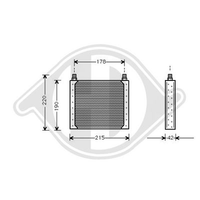 RADIATOR ULEI ULEI MOTOR DIEDERICHS DCO1059