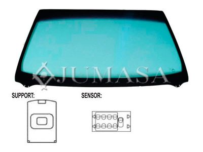 Ветровое стекло JUMASA R3033558 для PEUGEOT 1007