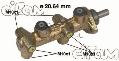 Главный тормозной цилиндр CIFAM 202-041 для VW JETTA