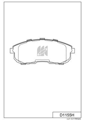 MK Kashiyama D1155H Тормозные колодки и сигнализаторы для NISSAN MAXIMA / MAXIMA QX IV (A32) 2.0