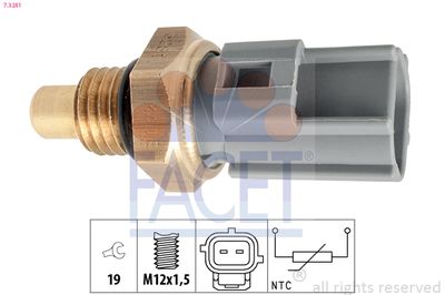 SENZOR TEMPERATURA COMBUSTIBIL FACET 73281