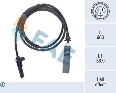 датчик, обороти на колелото FAE 78182