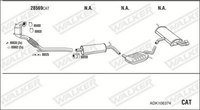 SISTEM DE ESAPAMENT WALKER ADK106374