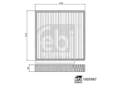Filtre d'habitacle FEBI BILSTEIN