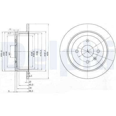 DISC FRANA DELPHI BG3615