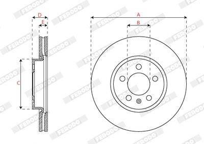 DISC FRANA FERODO DDF2664C 3