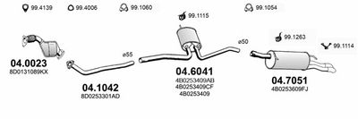 SISTEM DE ESAPAMENT ASSO ART2766