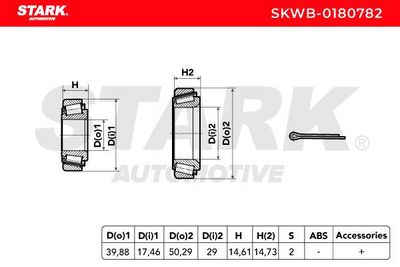 комплект колесен лагер STARK SKWB-0180782