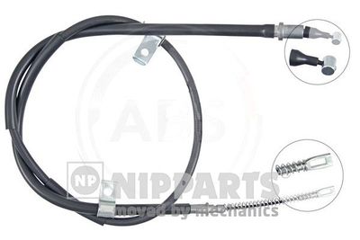Тросик, cтояночный тормоз NIPPARTS J13428 для DAEWOO LANOS