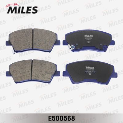 Комплект тормозных колодок, дисковый тормоз MILES E500568 для HYUNDAI ELANTRA