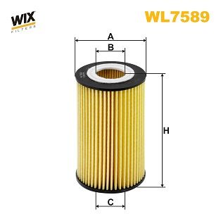 Oil Filter WIX FILTERS WL7589