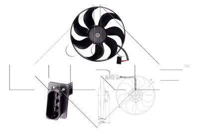 Fan, engine cooling 47204