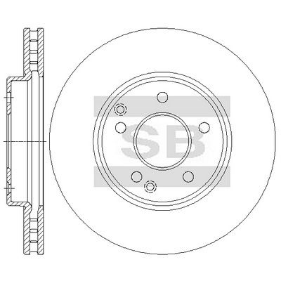спирачен диск Hi-Q SD5501