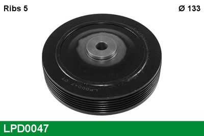 Koło pasowe, wał korbowy LUCAS LPD0047