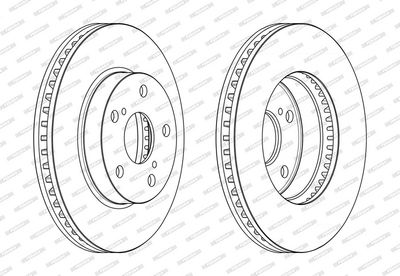 DISC FRANA FERODO DDF2634C 1