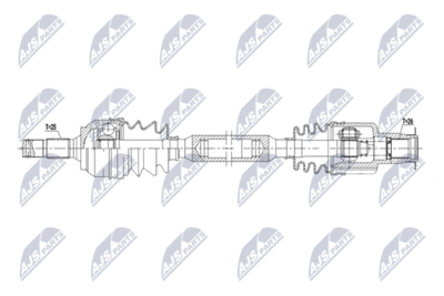 Wał napędowy NTY NPW-CT-174