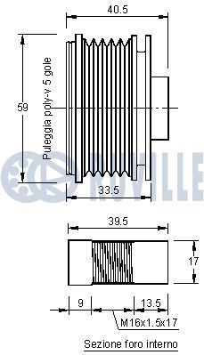 SISTEM ROATA LIBERA GENERATOR RUVILLE 541940 1