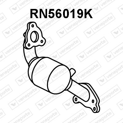 Катализатор VENEPORTE RN56019K для RENAULT CAPTUR