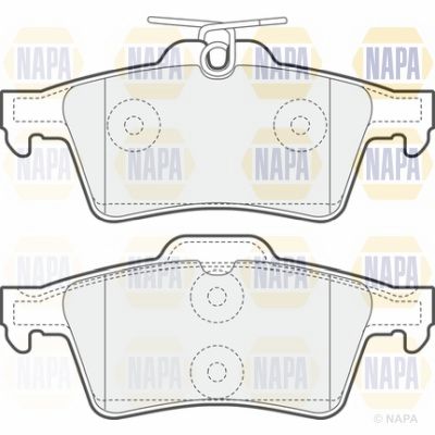 Brake Pad Set NAPA NBP1411