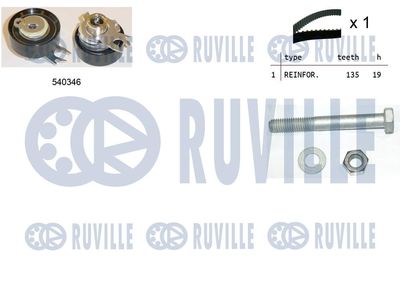 Комплект ремня ГРМ RUVILLE 550007 для VW VENTO