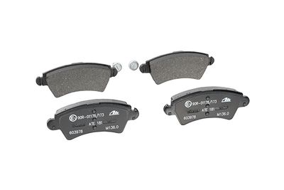 BREMSBELAGSATZ SCHEIBENBREMSE ATE 13046039682 13