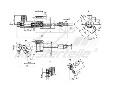 горна помпа на съединител A.Z. Meisterteile AZMT-47-030-1034