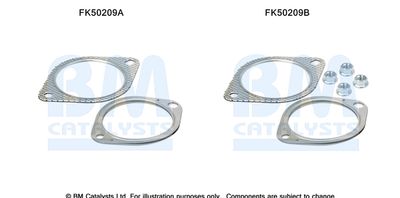 Zestaw montażowy, rura wydechowa BM CATALYSTS FK50209