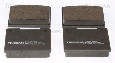 Комплект тормозных колодок, дисковый тормоз TRISCAN 8110 10424 для PEUGEOT 204