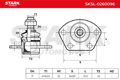Шарнири STARK SKSL-0260096