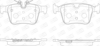 BREMSBELAGSATZ SCHEIBENBREMSE CHAMPION 573772CH 1