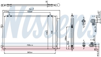 CONDENSATOR CLIMATIZARE NISSENS 940349 5