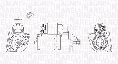 стартер MAGNETI MARELLI 063721604510