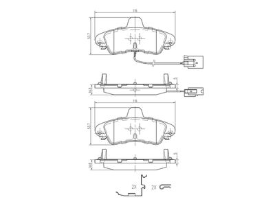 комплект спирачно феродо, дискови спирачки A.Z. Meisterteile AZMT-44-022-1214