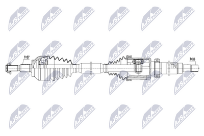 полуоска NTY NPW-FR-234