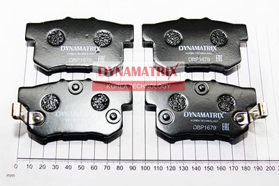 DYNAMATRIX DBP1679 Тормозные колодки и сигнализаторы  для SUZUKI KIZASHI (Сузуки Kизаши)