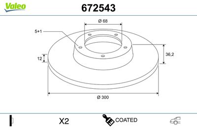 Brake Disc 672543