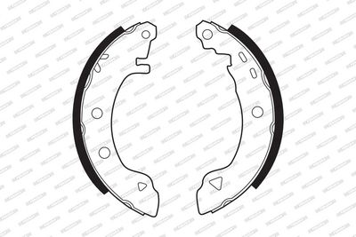 SET SABOTI FRANA FERODO FSB401 1